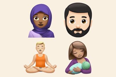 Apple Adds New Emojis That Include Bearded Man, Breastfeeding Mom