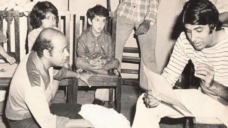 Amitabh Bachchan Shares Throwback Pic from Mr Natwarlal Set with Hrithik Roshan as a Child