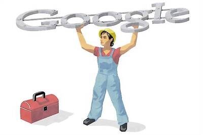 Google doodle marks Labour Day 2012