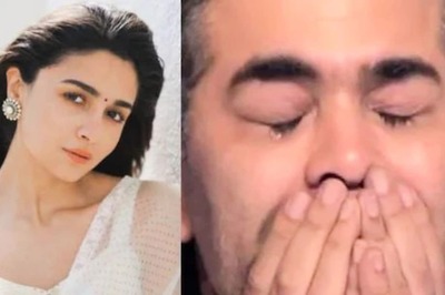 Karan Johar Gets Emotional As He Applies Mehendi on Alia Bhatt’s Palm