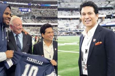 Dallas Cowboys Owner Presents Special Jersey To Sachin Tendulkar During NFL Game - WATCH