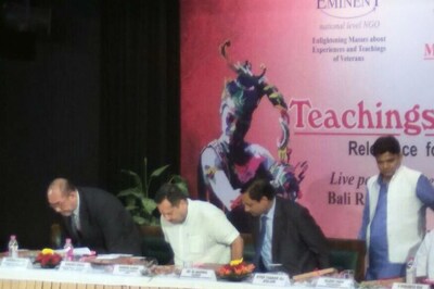 A Ramlila at India Islamic Centre, RSS Leader Presides