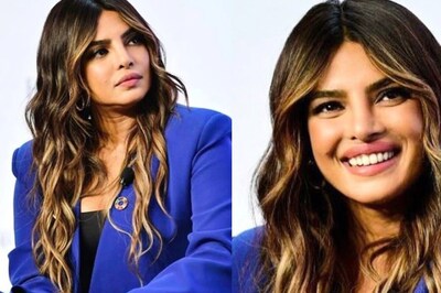 Priyanka Chopra Exudes Boss Lady Vibes In This Royal Blue Suit; See Pics