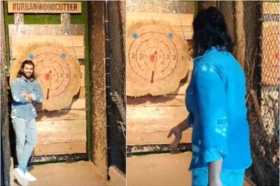 This Axe-throwing Video of Vijay Deverakonda Goes Viral