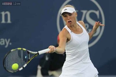 Caroline Wozniacki comes back for win at New Haven
