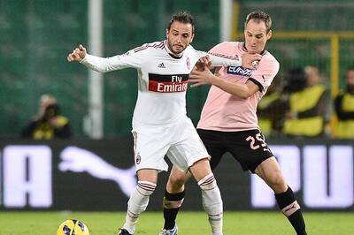 Milan come back from 2-0 down to draw at Palermo