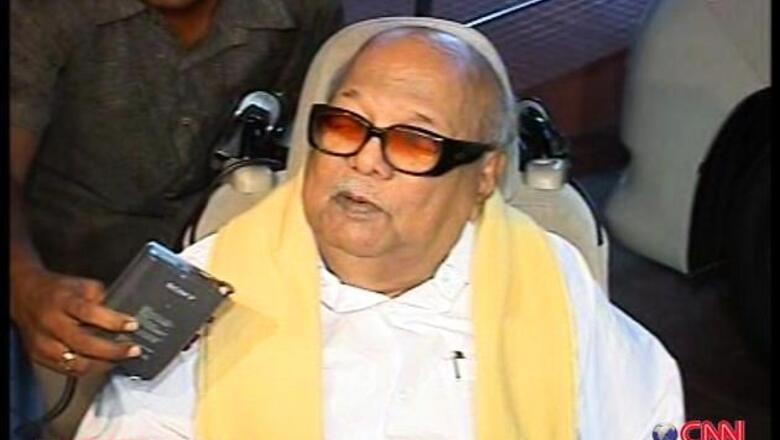 Karunanidhi asks Centre to act fast over arrest of TN fishermen by Sri Lankan Navy