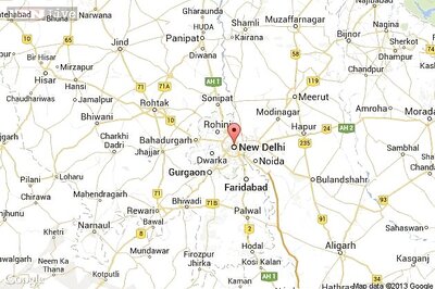 Chilly Christmas morning in Delhi