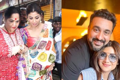 Shilpa Shetty Visits Lalbaughcha Raja, Video Calls Husband Raj Kundra For Darshan; Watch Video