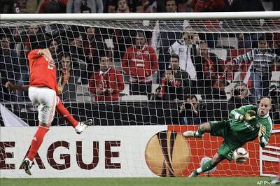 Cardozo earns Benfica win over Liverpool