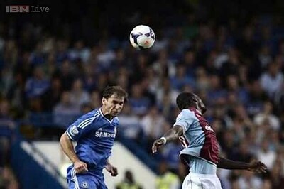 Fortunate Ivanovic helps Chelsea edge past Villa