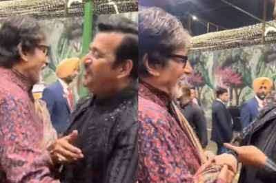 Ravi Kishan Praises Amitabh Bachchan For His Performance In Kalki 2898 AD, Hugs Him; Watch