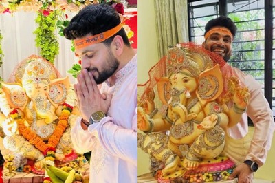 Ganesh Chaturthi 2023: Shiv Thakare Offers Prayers To Bappa, Celebrates With Family; See Photos
