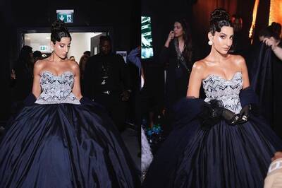 HOT! Nora Fatehi Brings Drama To Frame In Off-Shoulder Manish Malhotra Gown; Pics