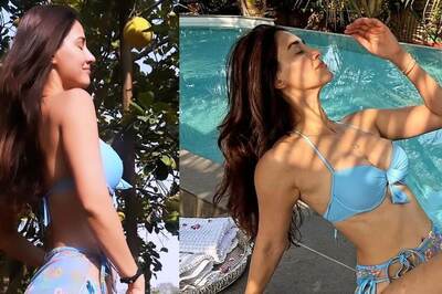 Sexy Disha Patani Flaunts Her Curves in a Blue Bikini, Shares Hot Photos to Break the Internet