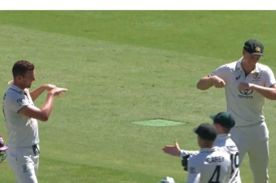AUS vs WI, 2nd Test: Josh Hazlewood Shoos Away COVID-hit Cameron Green During Celebration | WATCH