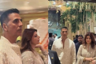 Akshay Kumar, Twinkle Khanna Arrive For Anant Ambani And Radhika Merchant's Wedding Reception | Watch