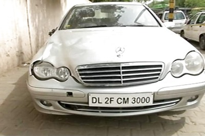 Speeding Mercedes kills Delhi man, teen was allegedly behind wheel