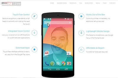The world's first completely hands-free smartphone for the disabled