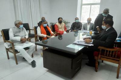 With Nitish by His Side, Ex-Bihar Deputy CM Sushil Modi Files Nominations for Bihar Rajya Sabha Bypoll