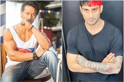 Tiger Shroff Shares Quirky Pic of Prateik Babbar with Red Hair and Eyebrow to Wish on Birthday