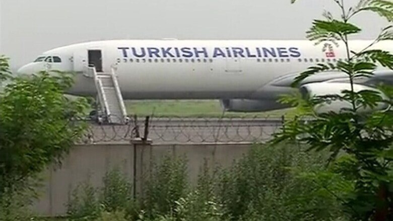 Turkish plane lands at Delhi airport after bomb threat message, crew and passengers being interrogated