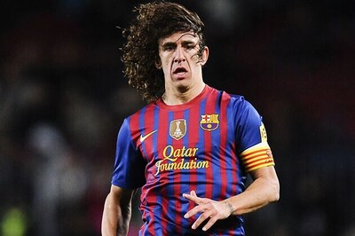 Barca defender Puyol resumes training