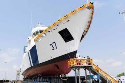 Indian Coast Guard Ship 'Vajra' Commissioned into Service to Enhance Coastal Security