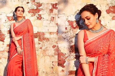 Dia Mirza Is The Picture Of Elegance In Dabu Block Pattern Saree