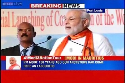 Live: Mauritius has done immense service towards Hindi literature, says PM Modi