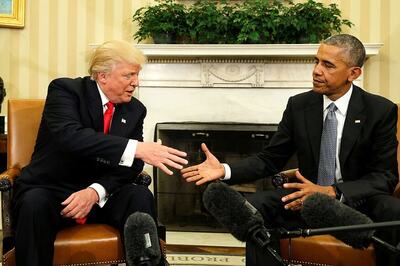 Trump Terms Obama as Terrific, Says he has 'Great Sense of Humour'