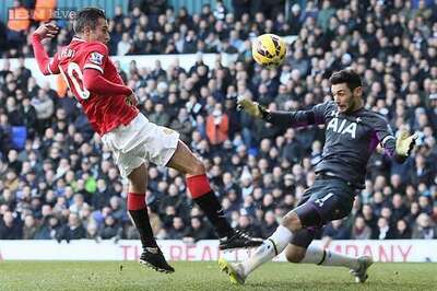 Manchester United held to a goalless draw at Tottenham Hotspur