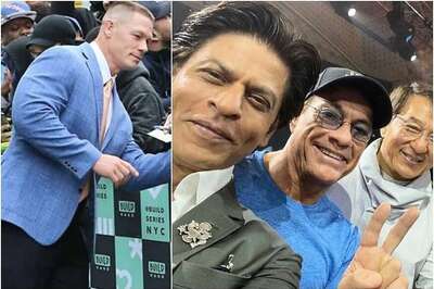 John Cena Shares Shah Rukh Khan's Pic with Van Damme and Jackie Chan