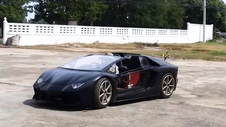 Farmer Builds Lamborghini Replica Powered by a Motorcycle Engine [Video]