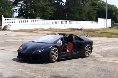 Farmer Builds Lamborghini Replica Powered by a Motorcycle Engine [Video]