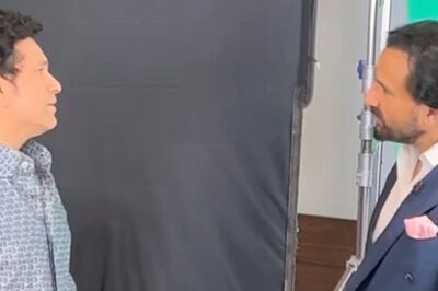 Saif Ali Khan And Sachin Tendulkar Get Together, Chat At Sporting Event, Video Goes Viral | Watch