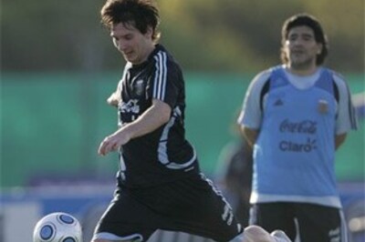 Messi wants three points for Argentina, Maradona