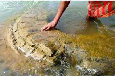 500-year-old Odisha Temple Submerged in Mahanadi River Resurfaces