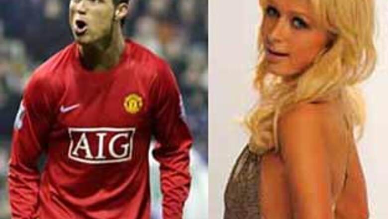 Something going on between Paris Hilton and Ronaldo?