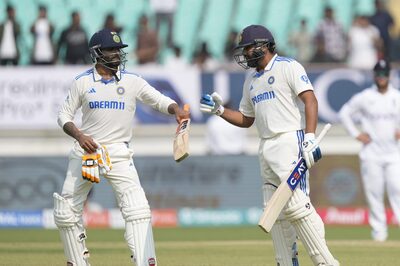 Rohit Sharma, Ravindra Jadeja And The Daddy Stand