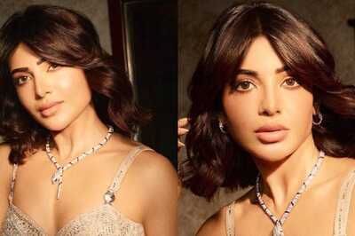 Samantha Ruth Prabhu Kicks Off Diwali In Style, Slays in a Stunning Blush Pink Lehenga; See Photos