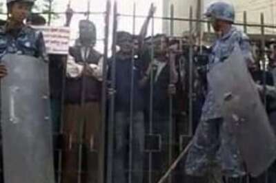 Protester shot in Nepal turmoil