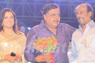 Rajnikanth meets Ambreesh on his 60th birthday