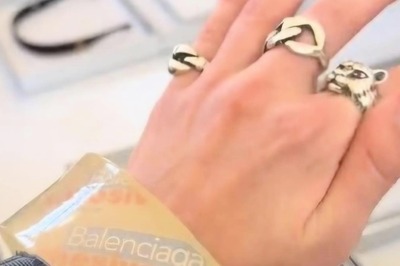 No, This Is Not A Tape But Balenciaga's Clear Bracelet From Latest Collection
