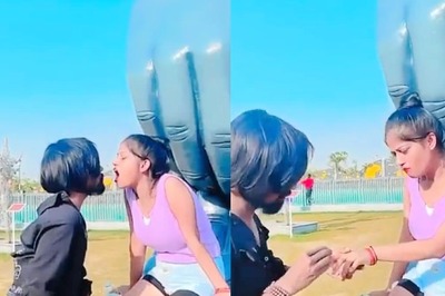 New Video of Delhi Metro Couple Who Drank From Each Other’s Mouth Goes Viral; Sparks Outrage