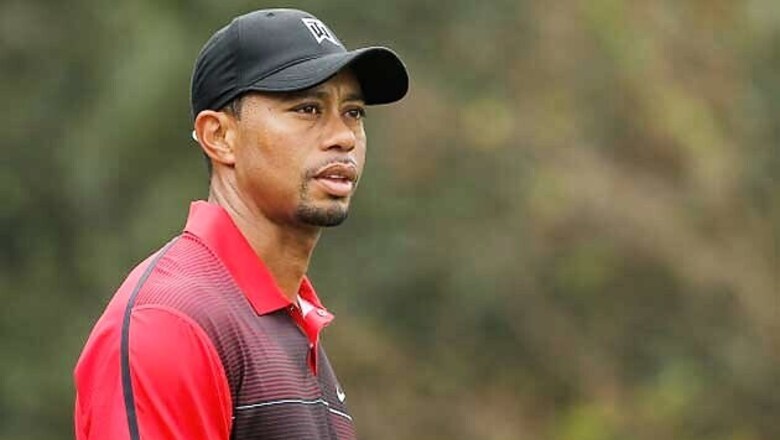 Tiger Woods loses a tooth while celebrating Lindsey Vonn's victory
