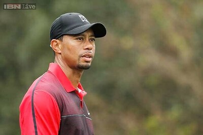 Tiger Woods loses a tooth while celebrating Lindsey Vonn's victory