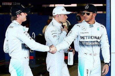 Mercedes driver Hamilton takes pole position for Russian GP 2014