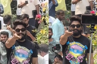 Allu Arjun Looks Concerned After Fans Fall, DAMAGE His House On His Birthday | Watch Video