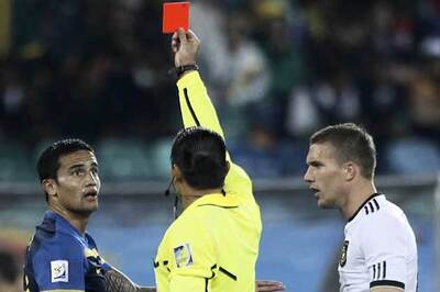 Tim Cahill in tears after WC red card